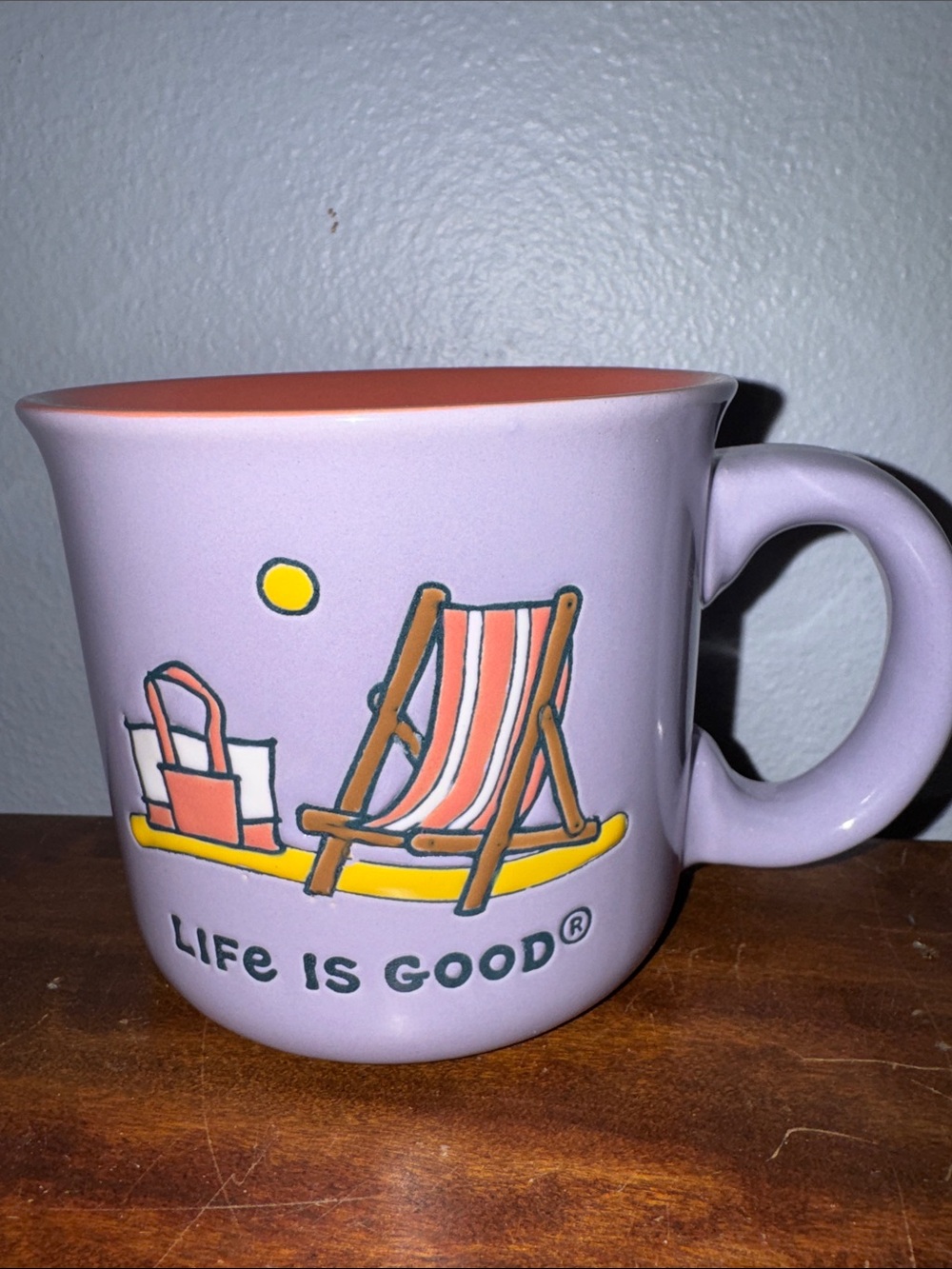 Life Is Good NEW Beach Chair Oversized Mug